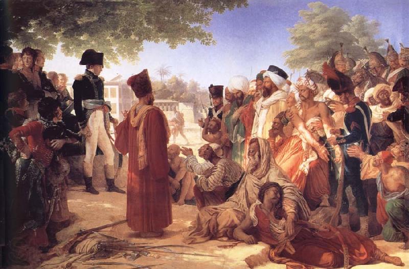 Baron Pierre Narcisse Guerin Bonaparte Pardoning the Insurgents in Cairo France oil painting art